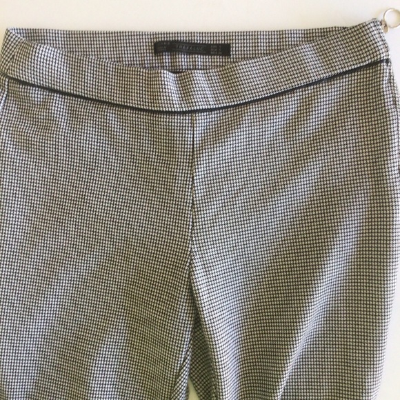 ZARA HOUNDSTOOTH SLIM PANTS SIZE SMALL - Picture 9 of 11